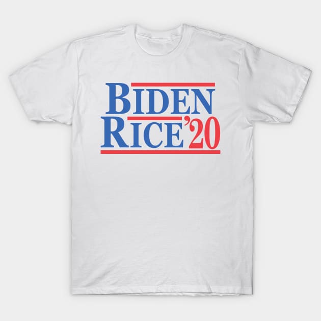 Biden Rice 2020 T-Shirt by Etopix